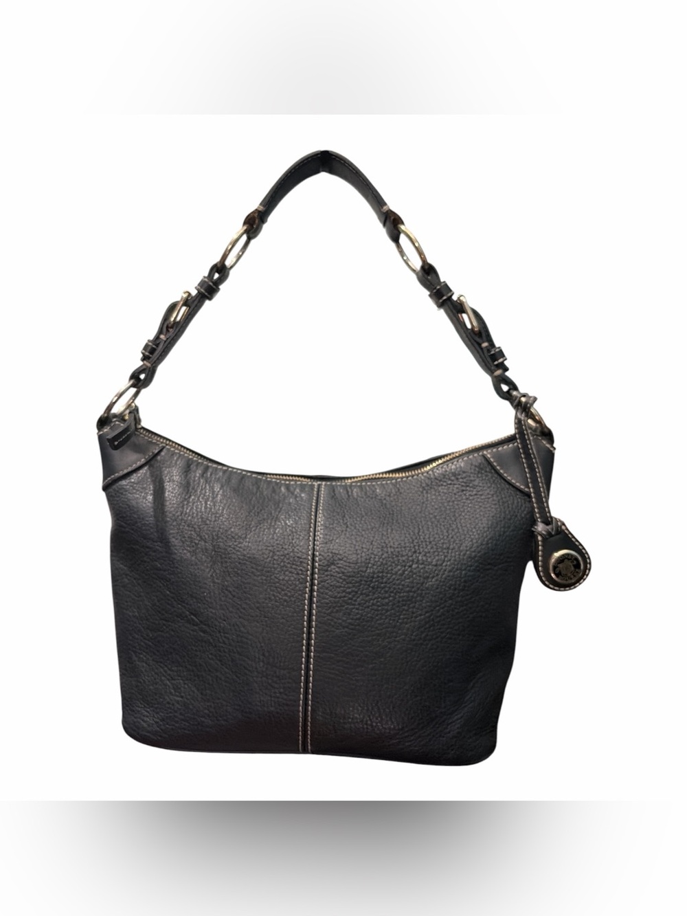 Vintage Dooney & Bourke All Weather Leather Hobo Shoulder Bag